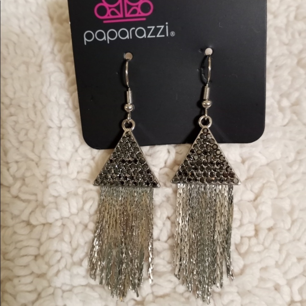 Pyramid Sheen Earrings. NWT